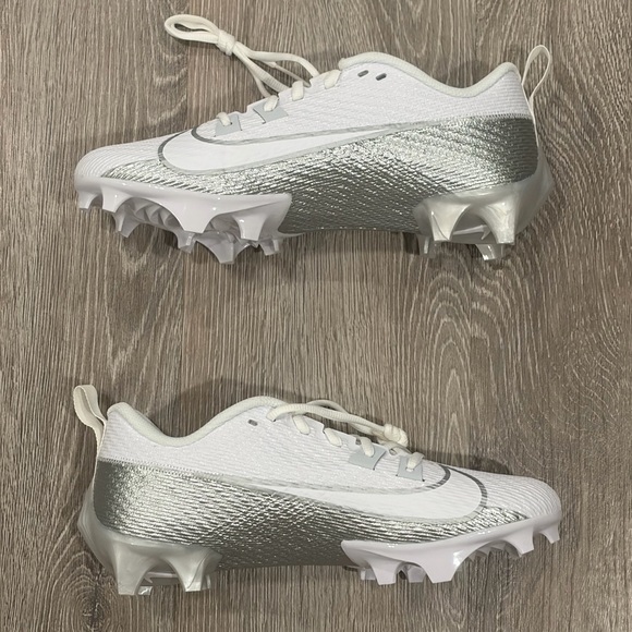 Nike Vapor Edge Speed 360 2 Football Cleats Mens 8 White Silver DA5455-102 - Picture 3 of 7